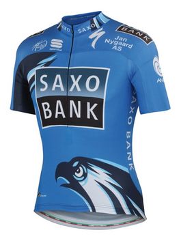 Maillot Saxo Bank Body Fit Team Jersey