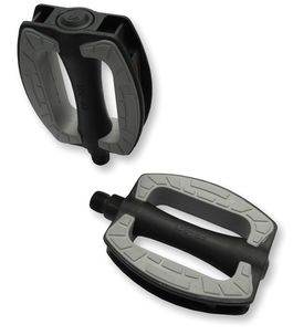 Pedal de plstico 9/16" negro/gris