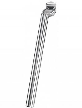Tija de silln Patent, aluminio  30,6 mm, longitud 350 mm, plata